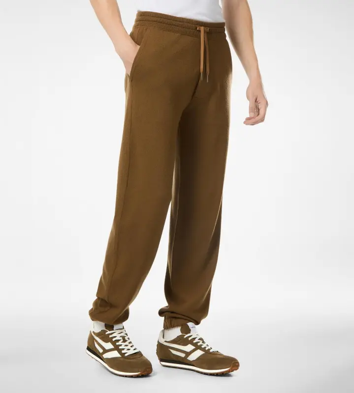 CASHMERE MERINO JOGGERS CARAMEL online